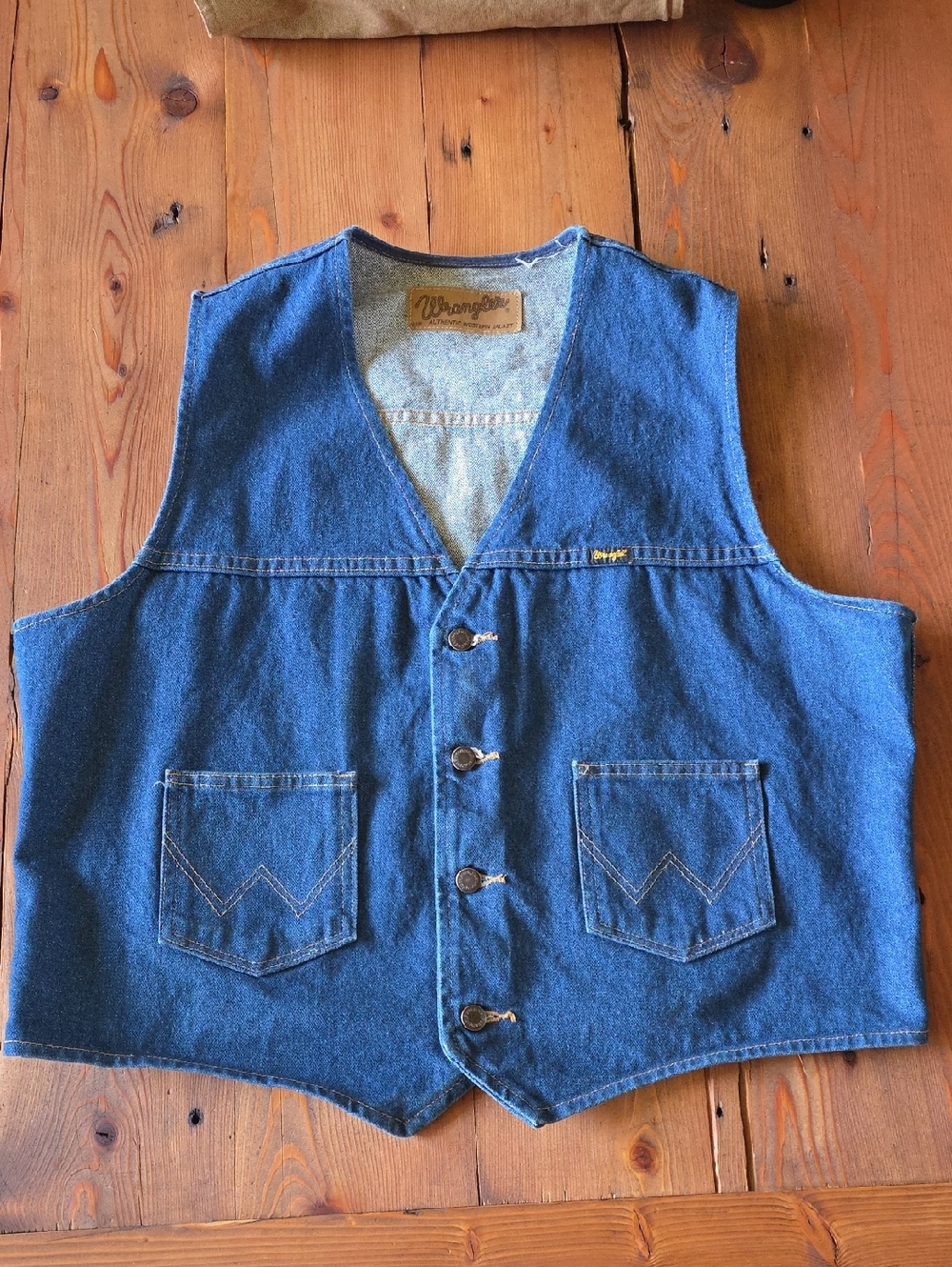 Wrangler Denim Vest Cotton